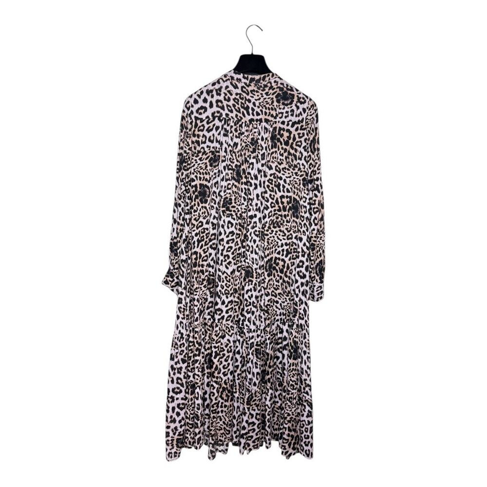 Mikoh Labasa Cover Up Dress Leopard 1/Small - Picture 3 of 9
